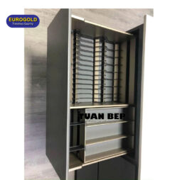 Giá xoong nồi bát đĩa nhôm màu trắng EUM6090 Eurogold 2