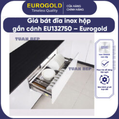 Giá bát đĩa inox hộp gắn cánh EU132750 Eurogold