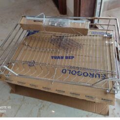 Giá xoong nồi bát đĩa inox 304 nan dẹt EP60 Eurogold 2