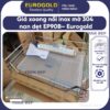 Giá xoong nồi inox 304 gắn cánh âm tủ EP90B Eurogold