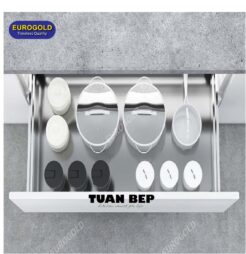 Giá xoong nồi inox hộp 2 lớp đáy gắn cánh EU130900 Eurogold 1