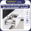 Giá xoong nồi inox hộp 2 lớp đáy gắn cánh EU130600 Eurogold