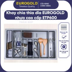 Khay chia thìa nĩa nhựa cao cấp ETP600 Eurogold