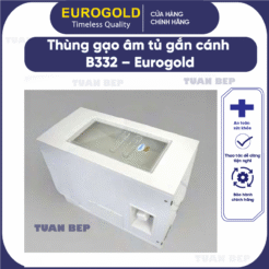 Thùng gạo âm tủ gắn cánh B332 Eurogold