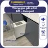 Thùng gạo gắn cánh âm tủ B23 Eurogold