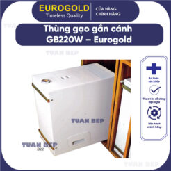 Thùng gạo gắn cánh âm tủ GB220W Eurogold