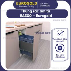 Thùng rác âm tủ EA300 Eurogold