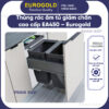 Thùng rác âm tủ giảm chấn cao cấp EA450 Eurogold