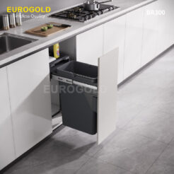 Thùng rác gắn cánh giảm chấn BR300 Eurogold 1
