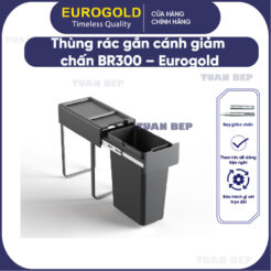 Thùng rác gắn cánh giảm chấn BR300 Eurogold