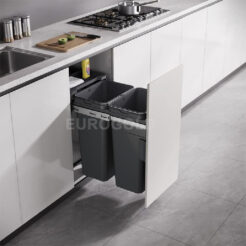 Thùng rác gắn cánh giảm chấn BR400 Eurogold 2