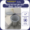 Thùng rác tròn gắn cánh E0103 Eurogold