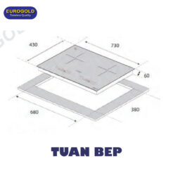 Bếp từ đôi EUH2121 Eurogold 3