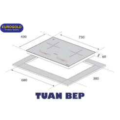 Bếp từ đôi EUH2266 Eurogold 3