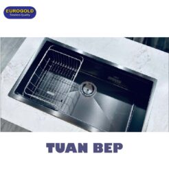 Chậu rửa bát 1 hố chống xước EUC18045GD Eurogold