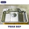 Chậu rửa bát 1 hố chống xước EUC87848EB Eurogold