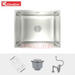 Chậu rửa bát 1 hố chống xước Konox KN5444SU Dekor 1