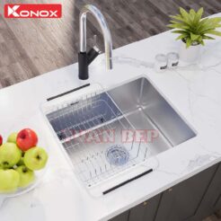 Chậu rửa bát 1 hố chống xước Konox KN5444SU Dekor 3