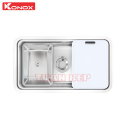 Chậu rửa bát 1 hố chống xước Konox KN8347SU Dekor