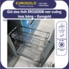 Giá dao thớt ERO230 nan vuông inox bóng Eurogold