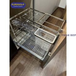 Giá dao thớt ERO240 nan vuông inox bóng Eurogold 2