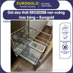 Giá dao thớt ERO235 nan vuông inox bóng Eurogold