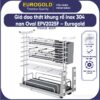 Giá dao thớt inox 304 nan Oval EPV2025F Eurogold