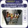 Giá dao thớt inox 304 nan Oval EPV2035F Eurogold