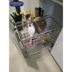 Giá dao thớt inox mờ 304 nan dẹt EP40 Eurogold 1