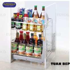 Giá gia vị inox 304 nan dẹt EP40B Eurogold 1