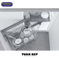 Giá góc liên hoàn inox 304 nan Oval EPV101 trái Eurogold 2