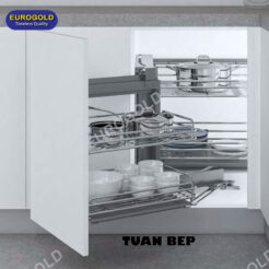 Giá góc liên hoàn inox 304 nan Oval EPV101 trái Eurogold