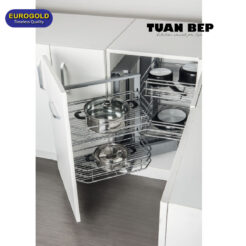 Giá liên hoàn inox ray giảm chấn EP101 trái Eurogold 1