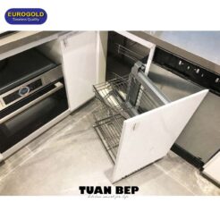 Giá liên hoàn inox ray giảm chấn EP102 phải Eurogold 2