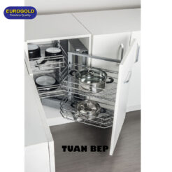 Giá liên hoàn inox ray giảm chấn EP102 phải Eurogold 3