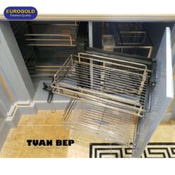 Giá liên hoàn nan inox 304 ray giảm chấn EPSL102 phải Eurogold 1