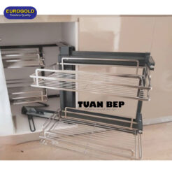 Giá liên hoàn nan inox 304 ray giảm chấn EPSL102 phải Eurogold 2