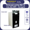 Thùng gạo mặt gương màu đen điện tử B311 Eurogold