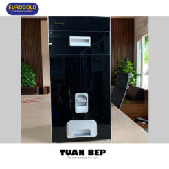 Thùng gạo mặt gương màu đen điện tử B311 Eurogold 2