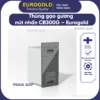 Thùng gạo mặt gương nút nhấn màu ghi CB300G Eurogold