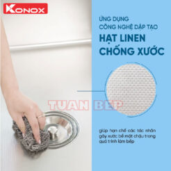 Tính năng Chậu rửa bát 1 hố chống xước Konox KN6044SU Dekor 1