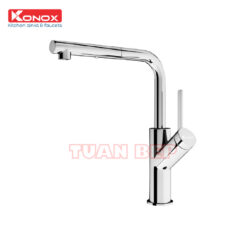 Vòi rửa bát dây rút Artan Chrome