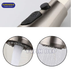 Vòi rửa bát dây rút EUF119MR Eurogold 2