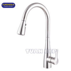 Vòi rửa bát dây rút EUF119MR Eurogold