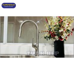 Vòi rửa bát dây rút EUF518CR Eurogold 2