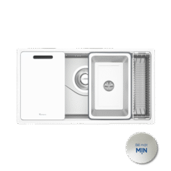 Chậu rửa bát phong cách Nhật bề mặt mịn Tari 8748SM 2